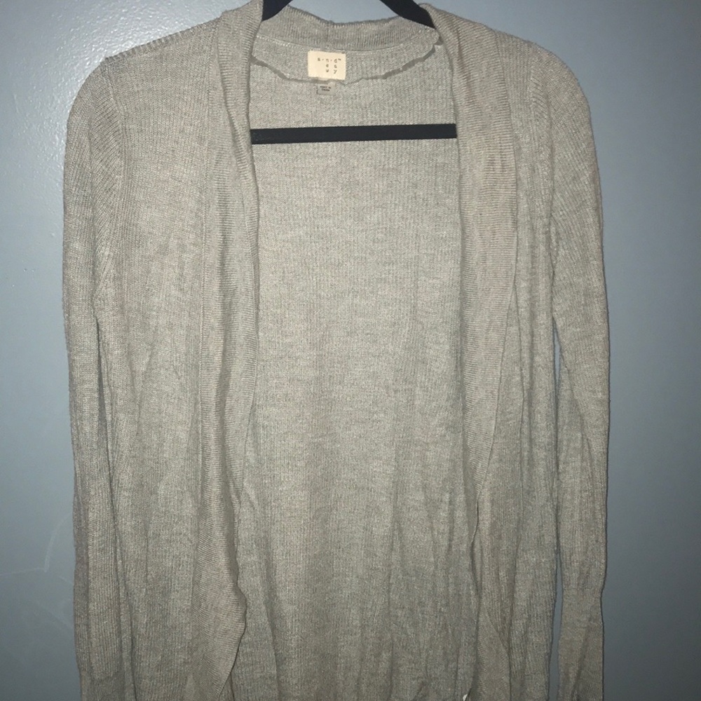 Grey Cardigan//a new day